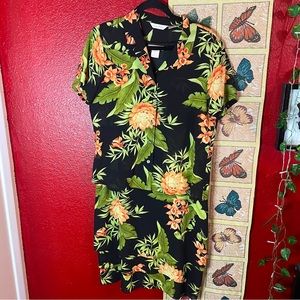 Tommy Bahama Floral Silk Dress W/ Top